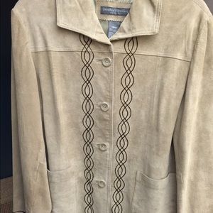 Brand new Jessica Holbrook Suede Jacket size M
