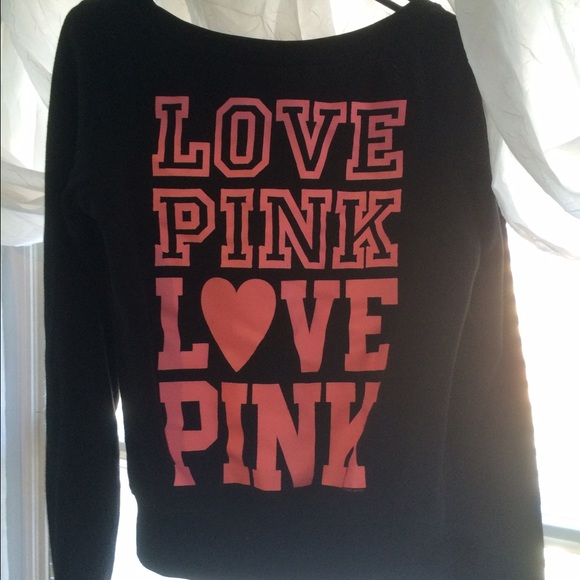 Pink Victoria secret sweatshirt - Picture 2 of 2