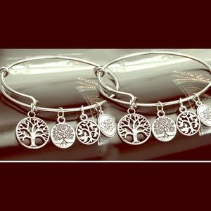 Enchanting Charm Bangle-Tree of life