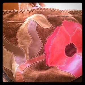 🎉💯Authentic, RARE, Suede Coach handbag🎉💯