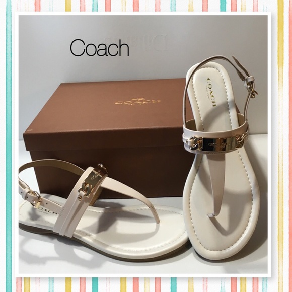 Coach Shoes - Coach Caterine semi matte calf sandals