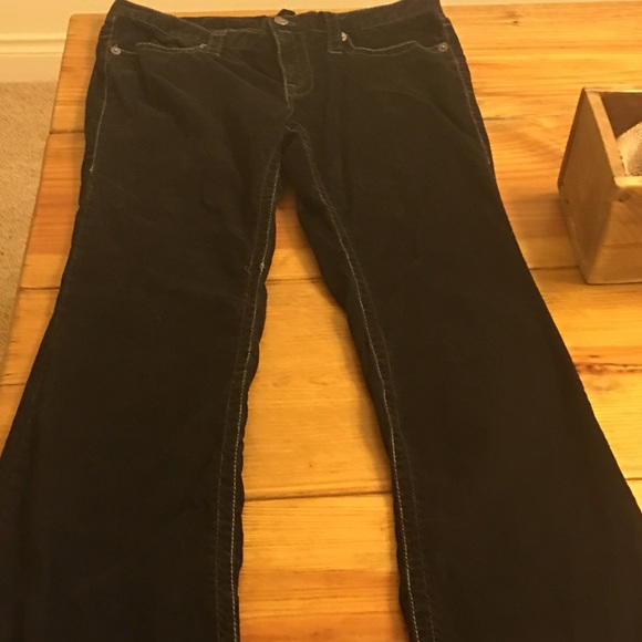 Victoria Secrets, Black Corduroy Pants, Size 14L