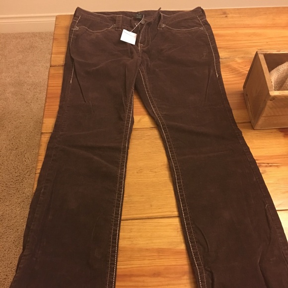 Victoria Secrets, Brown Corduroy's , Sz 14L, NWT