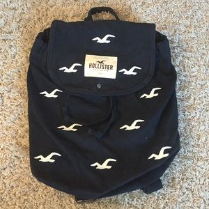 Hollister Co. Logo beach backpack