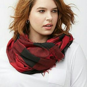 Plaid Infinity Scarf.