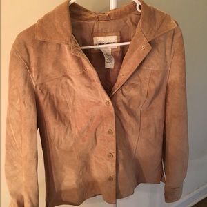 Medium Tan Leather Cherokee Jacket