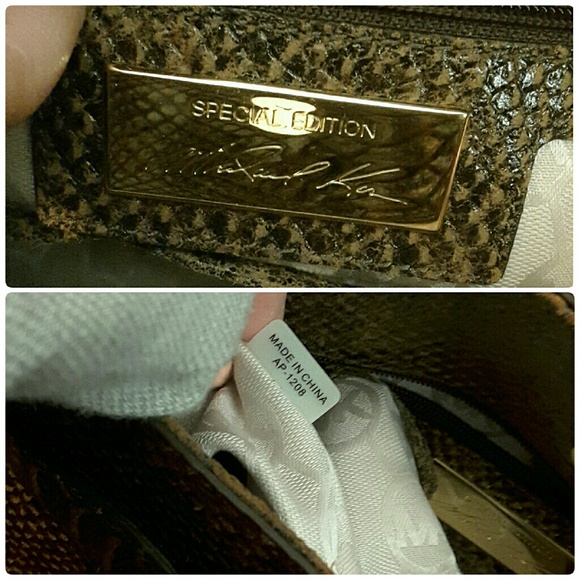Special edition Michael kors hamilton mocha python - Picture 3 of 4