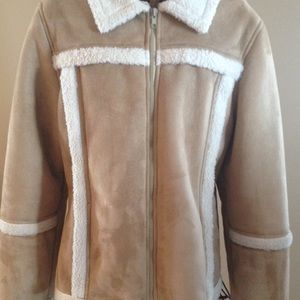 Suede and Shearling Jacket