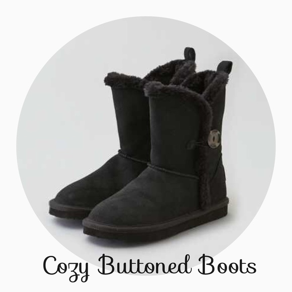 ❗️BOGO FREE❗️American Eagle Buttoned Cozy Boots