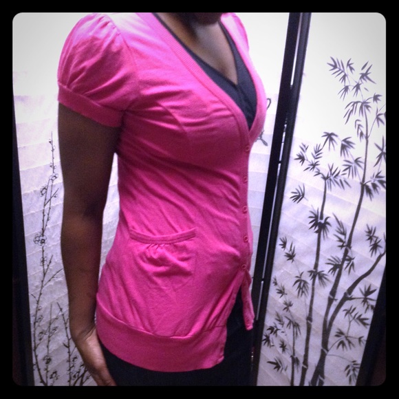 Sweater short sleeve Cardigan