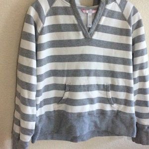 Gapbody hoodie size m gray and white