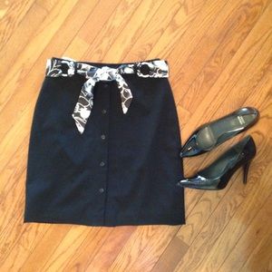 Button front Mini Skirt