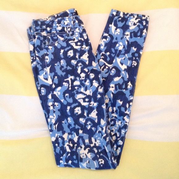 kate spade Denim - Kate Spade Saturday crowd print jeans