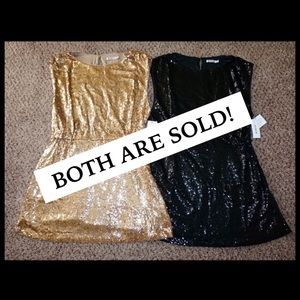 ✨Just Fab Easy Sequin Dress✨