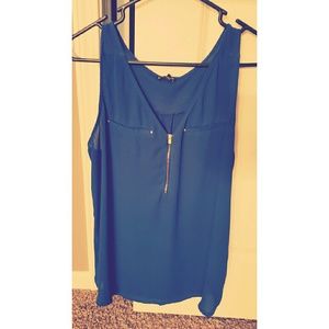 Express zip tank top - blouse
