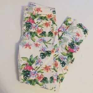 American Apparel Flamingo Print Pencil Pant - NWOT
