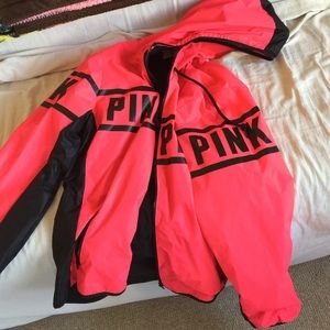 Pink Victoria's Secret Rain Jacket
