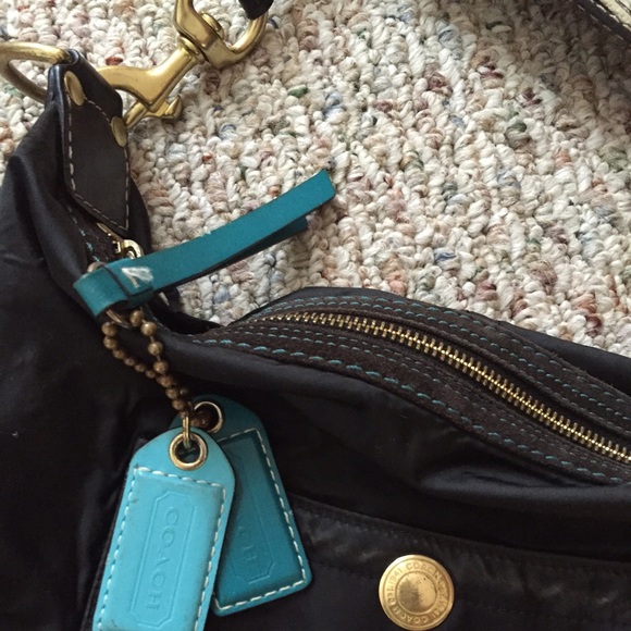 Coach hobo bag purse small black authentic - Picture 2 of 3