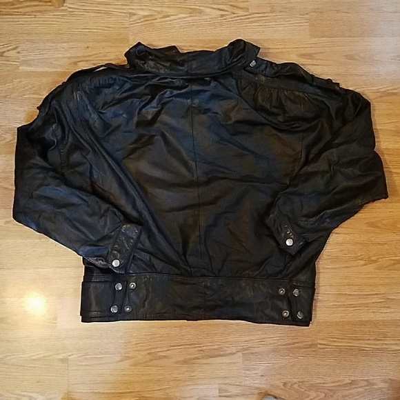 🌟Sale🌟 Vintage Leather Jacket - Picture 3 of 4