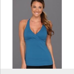 Scarlet red Prana "hope top".