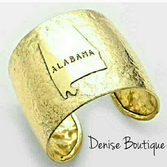 Alabama Map Bracelet