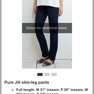 J Jill Knit Black Pants
