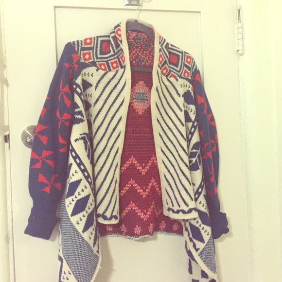 Aztec Tribal Print Sweater
