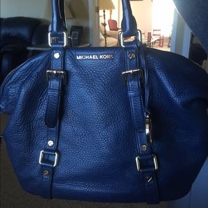 Michael Kors Limited Edition Navy Bedford Satchel
