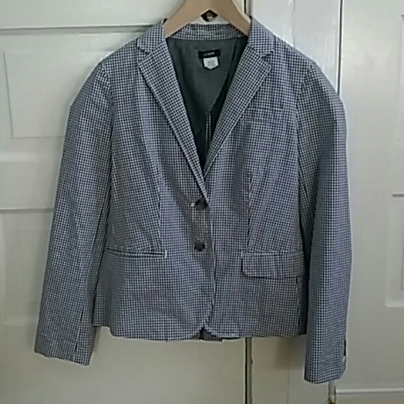 J. Crew gingham jacket