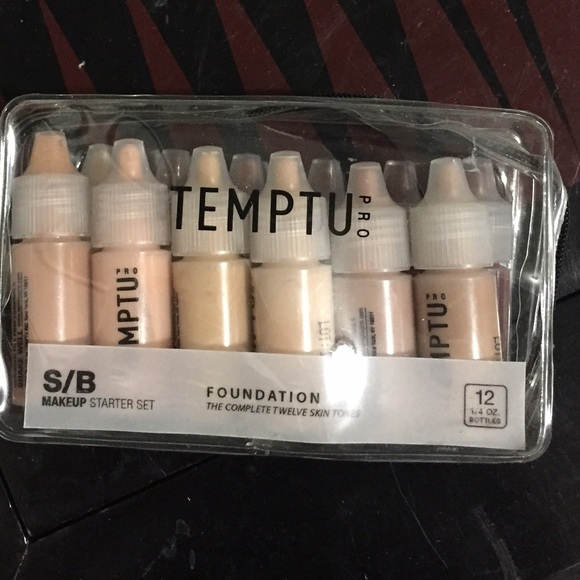 Temptu air brush foundation 12 shades