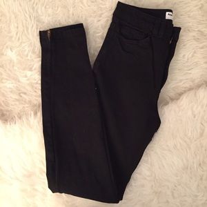 American Apparel High Waist Side Zipper Pant