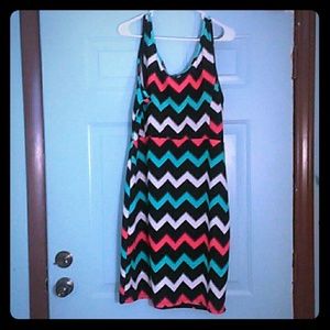 BEAUTIFUL CHEVRON TANK DRESS