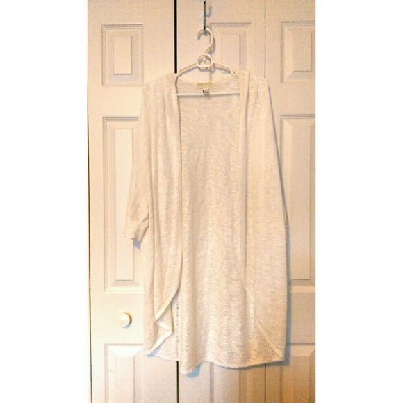 Ivory Batwing Long Sleeve Cardigan