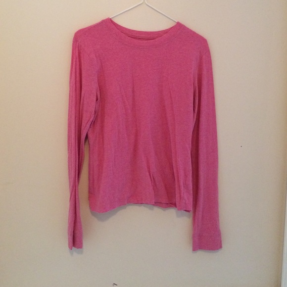Pink long sleeve shirt