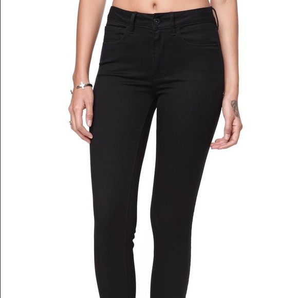 Black Bulhead Stretch Jeans
