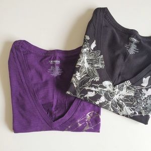 Graphic V-Neck T-Shirt Bundle