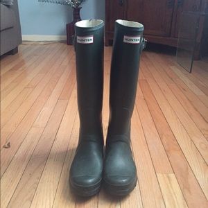 Olive green Hunter Boots
