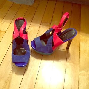 Fun and bright Jessica Simpson pumps!