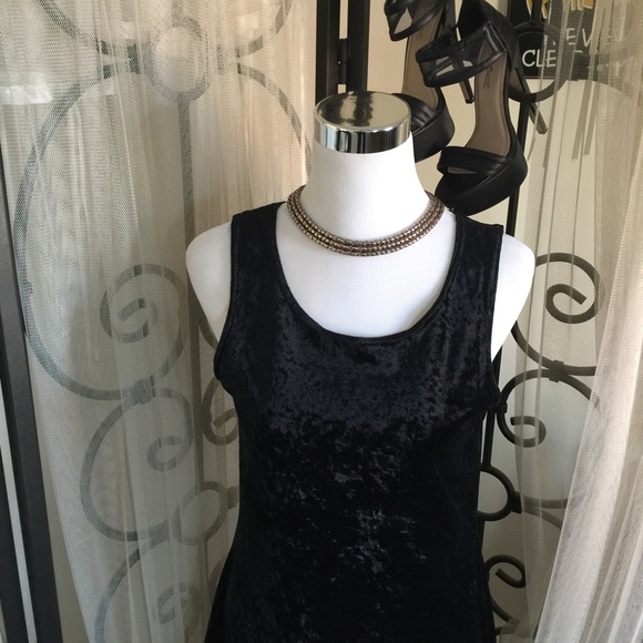 Velour inspired sleeveless midi ...size medium - Picture 1 of 4