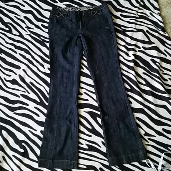 Trouser style jeans