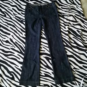 Trouser style jeans