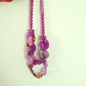 Purple necklace