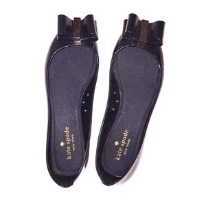 Kate Spade flats with bow