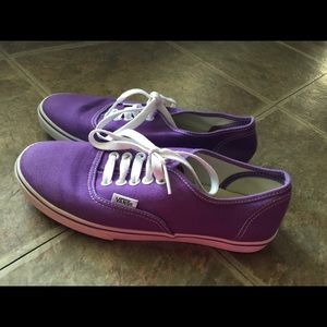 Purple Authentic Vans