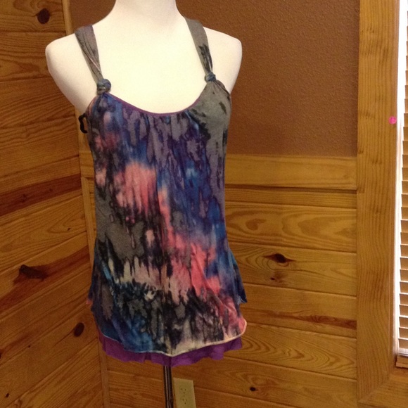 Multi-colored racerback