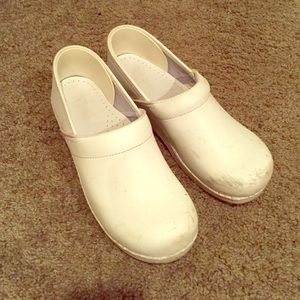 White Dansko Clogs
