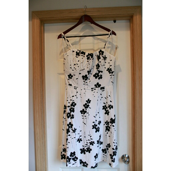 White & Black Dress