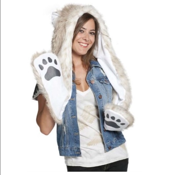 Furry spirit animal hoodie like new