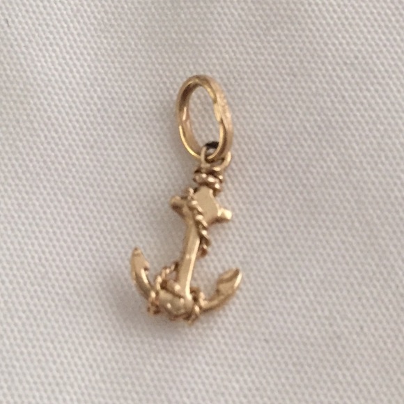 14k anchor pendant - Picture 1 of 4
