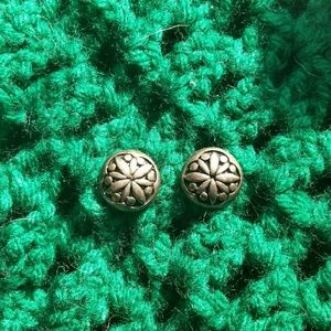 Button Earrings